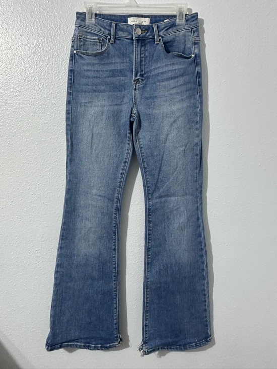 Risen Los Angeles Denim - Risen Jeans Womens 7/28 High Rise Boot Cut Bell Bottom Denim Jeans Hippie